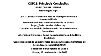 COP28: Principais Conclusões