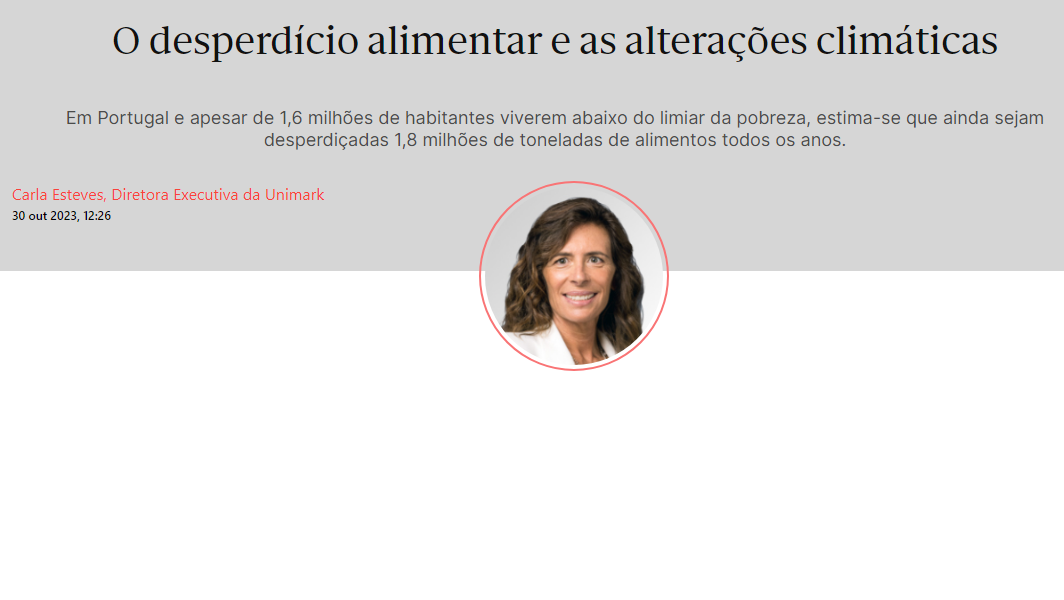 O desperdício alimentar e as alterações climáticas