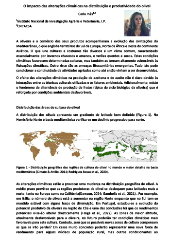 O impacto das alterações climáticas na distribuição e ... Imagem 1